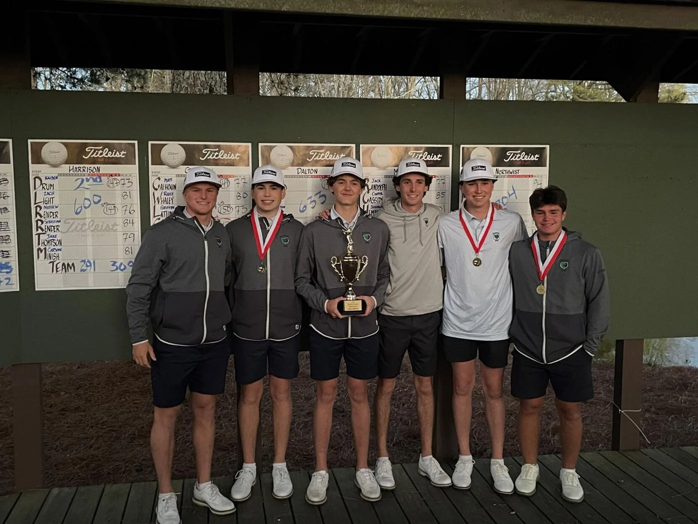 The boys' golf team from Creekview wins the North Georgia Invitational