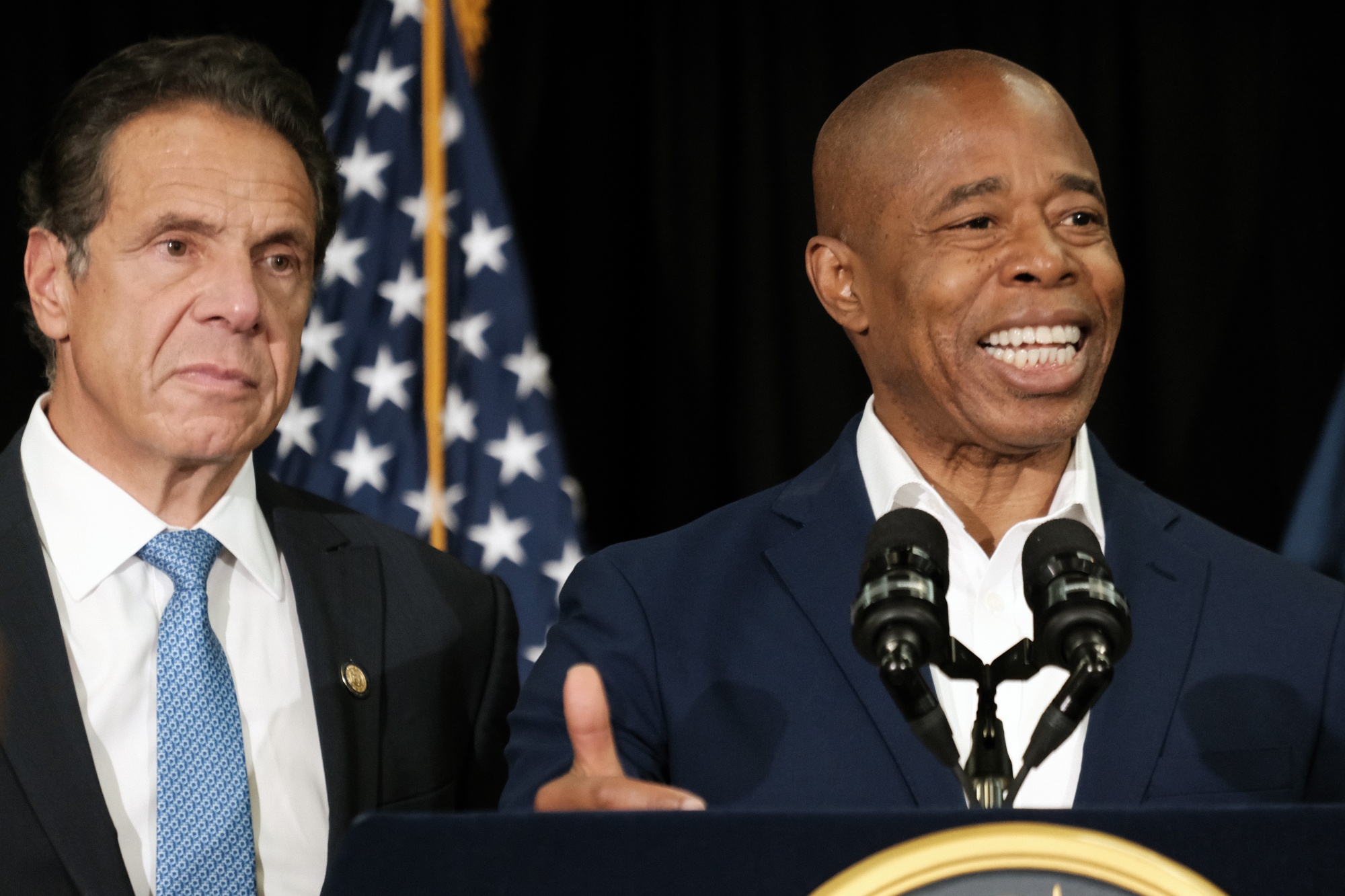 Eric Adams Unfazed by Speculation of Andrew Cuomo's Potential Mayoral Bid