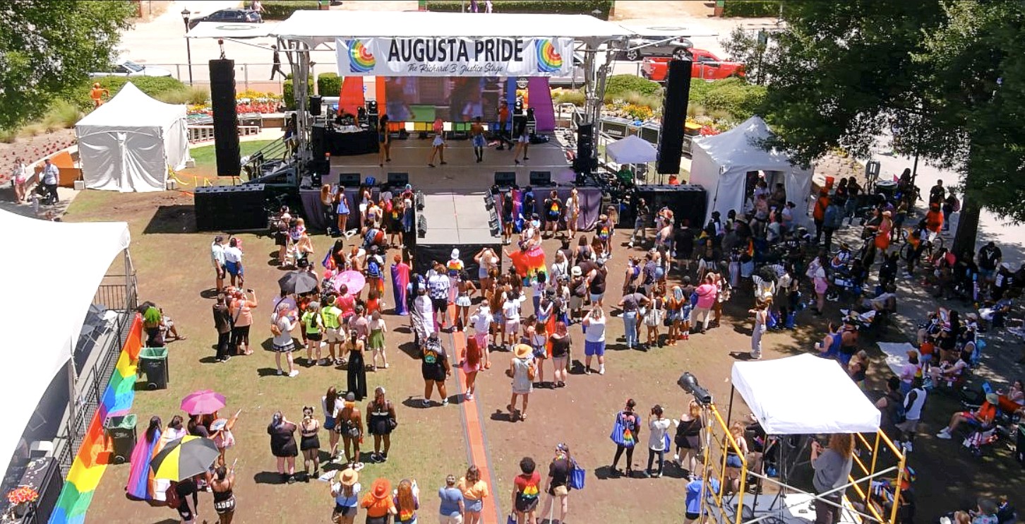 Augusta Pride Celebrations Bring Hundreds Together in a Joyous Display of Love