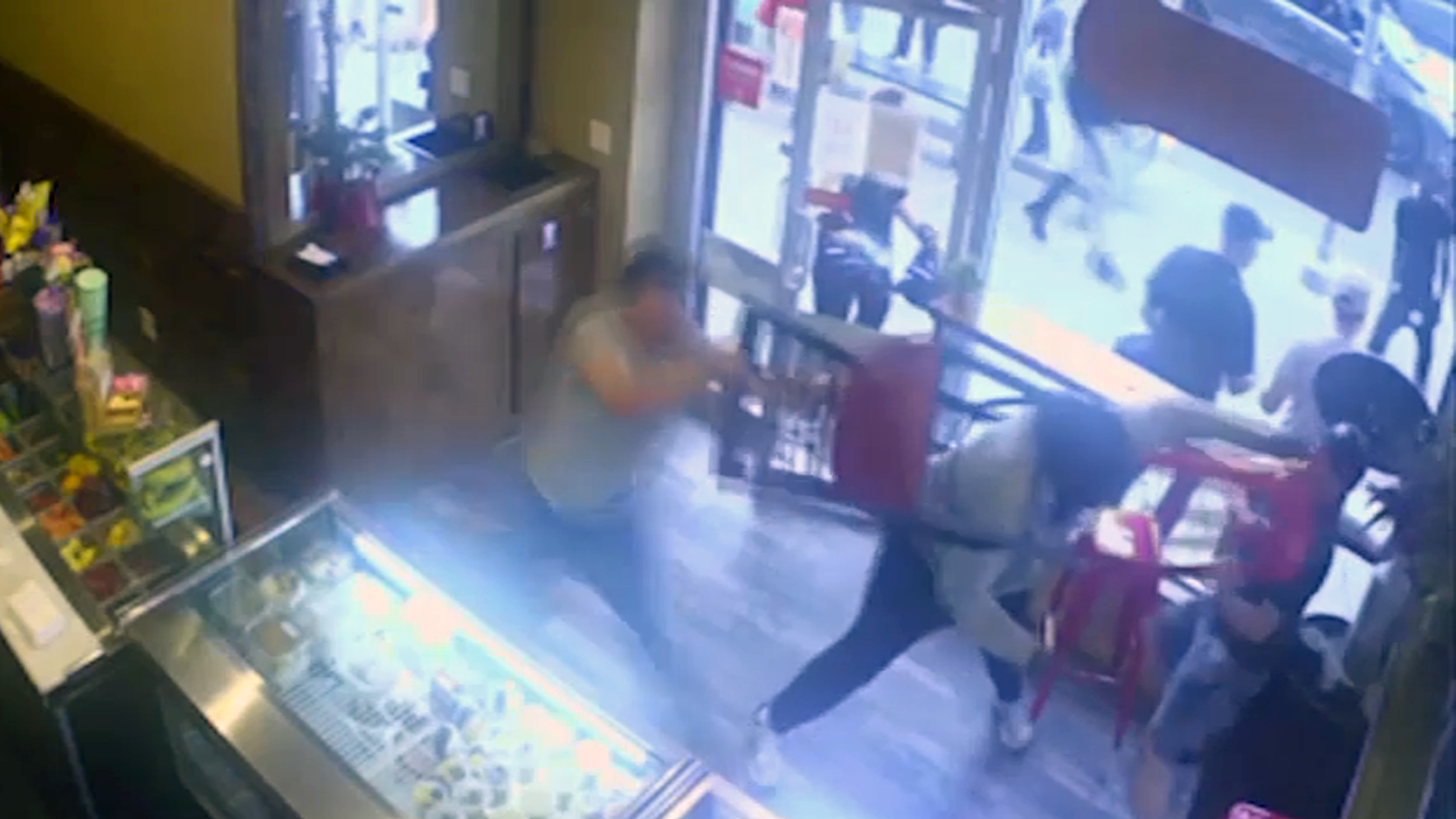 Chaos Erupts in Manhattan Coffee Shop: NYPD Seeks Four Suspects in Brutal Stabbing