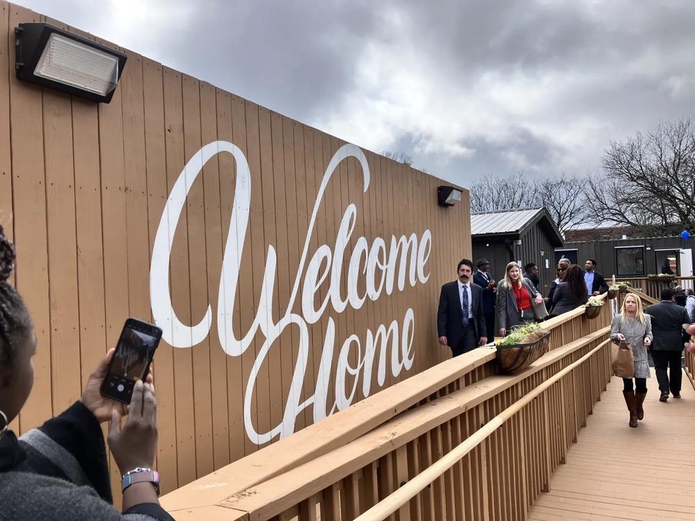 Shipping Containers Transformed into Oasis for Dozens of Unhoused Residents in Downtown Atlanta