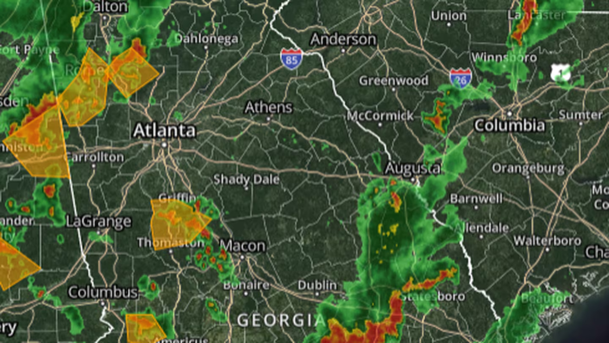 First Alert Weather Day: Severe Thunderstorms Impacting Metro Atlanta