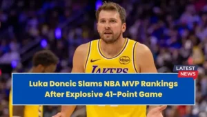 Luka Doncic Slams NBA MVP Rankings After Explosive 41-Point Game