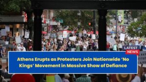 Athens Erupts as Protesters Join Nationwide ‘No Kings’ Movement in Massive Show of Defiance