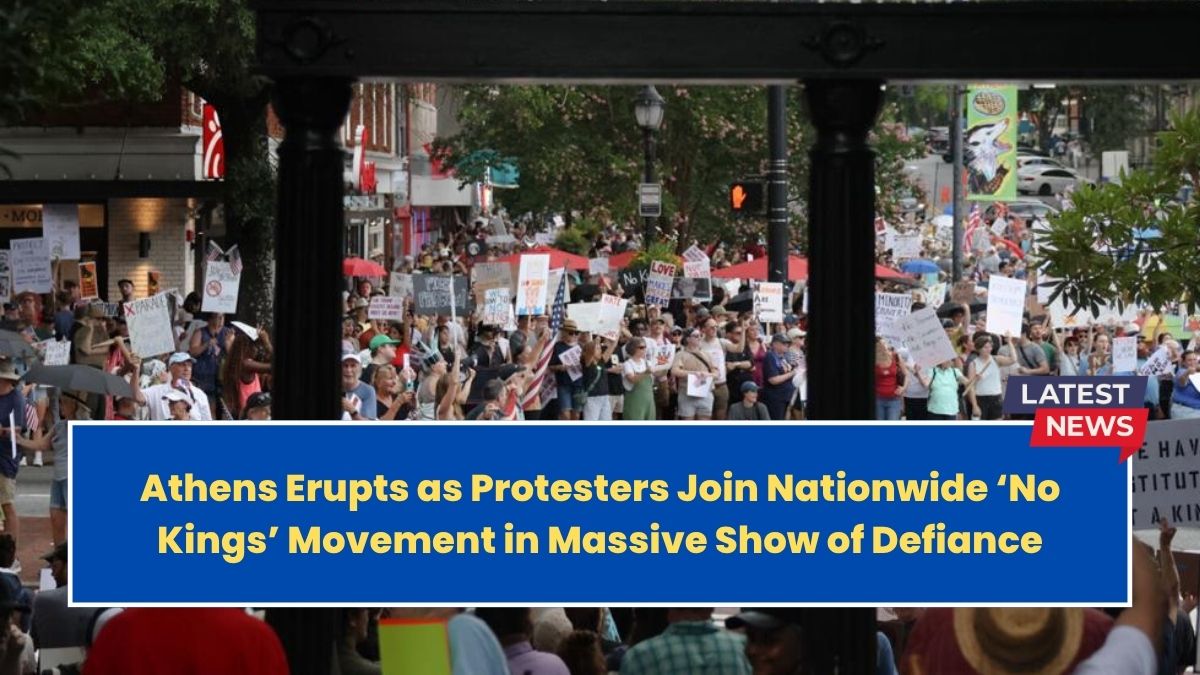 Athens Erupts as Protesters Join Nationwide ‘No Kings’ Movement in Massive Show of Defiance