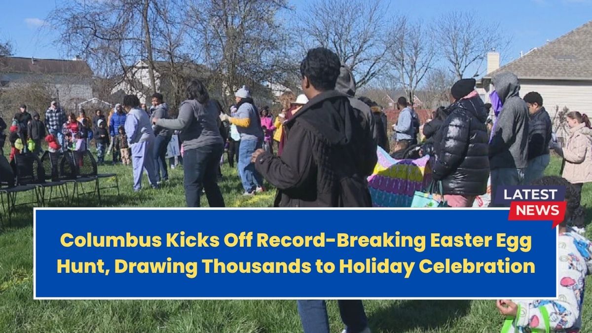 Columbus Kicks Off Record-Breaking Easter Egg Hunt, Drawing Thousands to Holiday Celebration