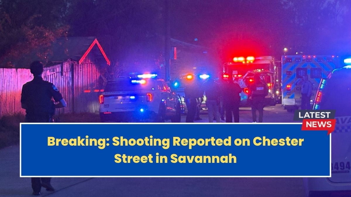 Breaking: Shooting Reported on Chester Street in Savannah