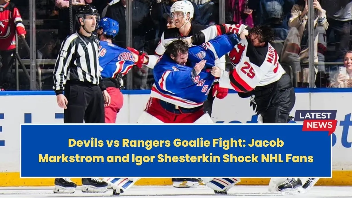 Devils vs Rangers Goalie Fight: Jacob Markstrom and Igor Shesterkin Shock NHL Fans
