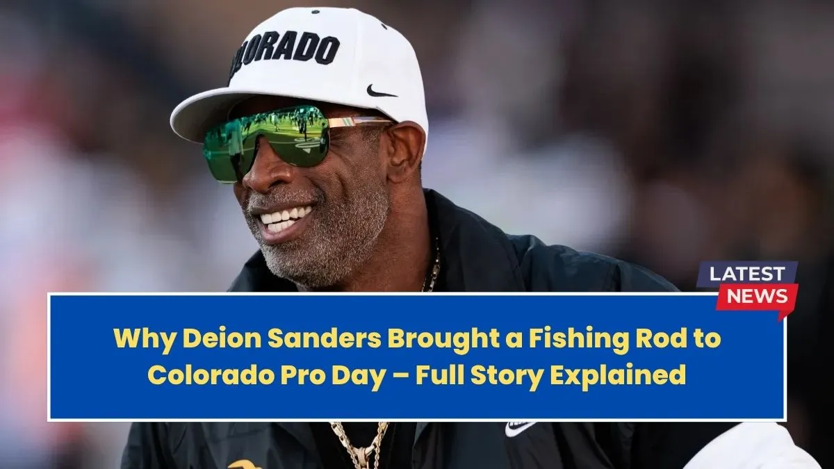 Why Deion Sanders Brought a Fishing Rod to Colorado Pro Day – Full Story Explained